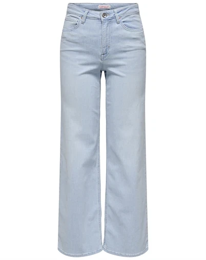 Only - ONLMadison Blush HW Wide Jeans - Light Blue Bleached